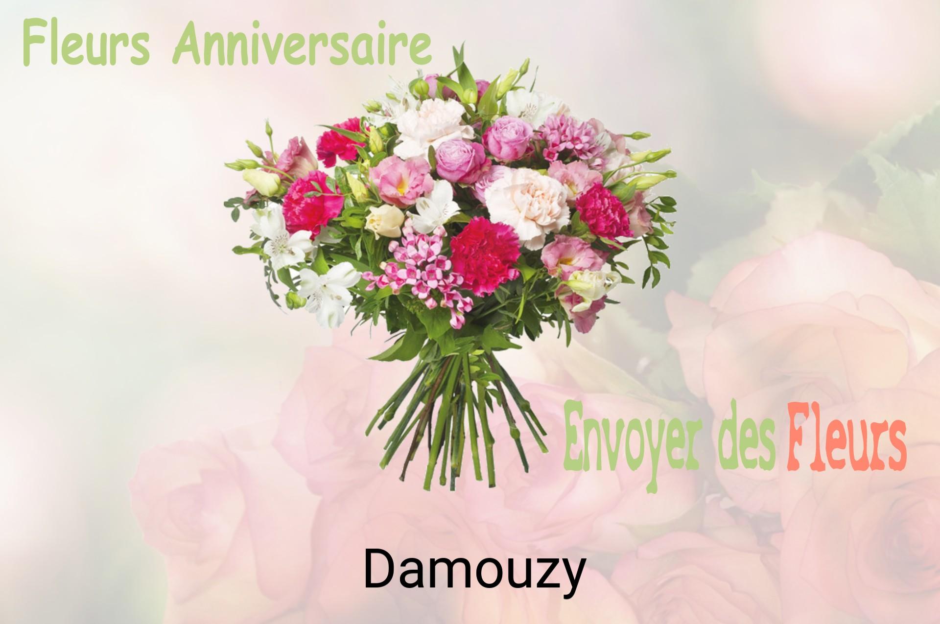 Bouquet de fleurs d’anniversaire livré à Damouzy
